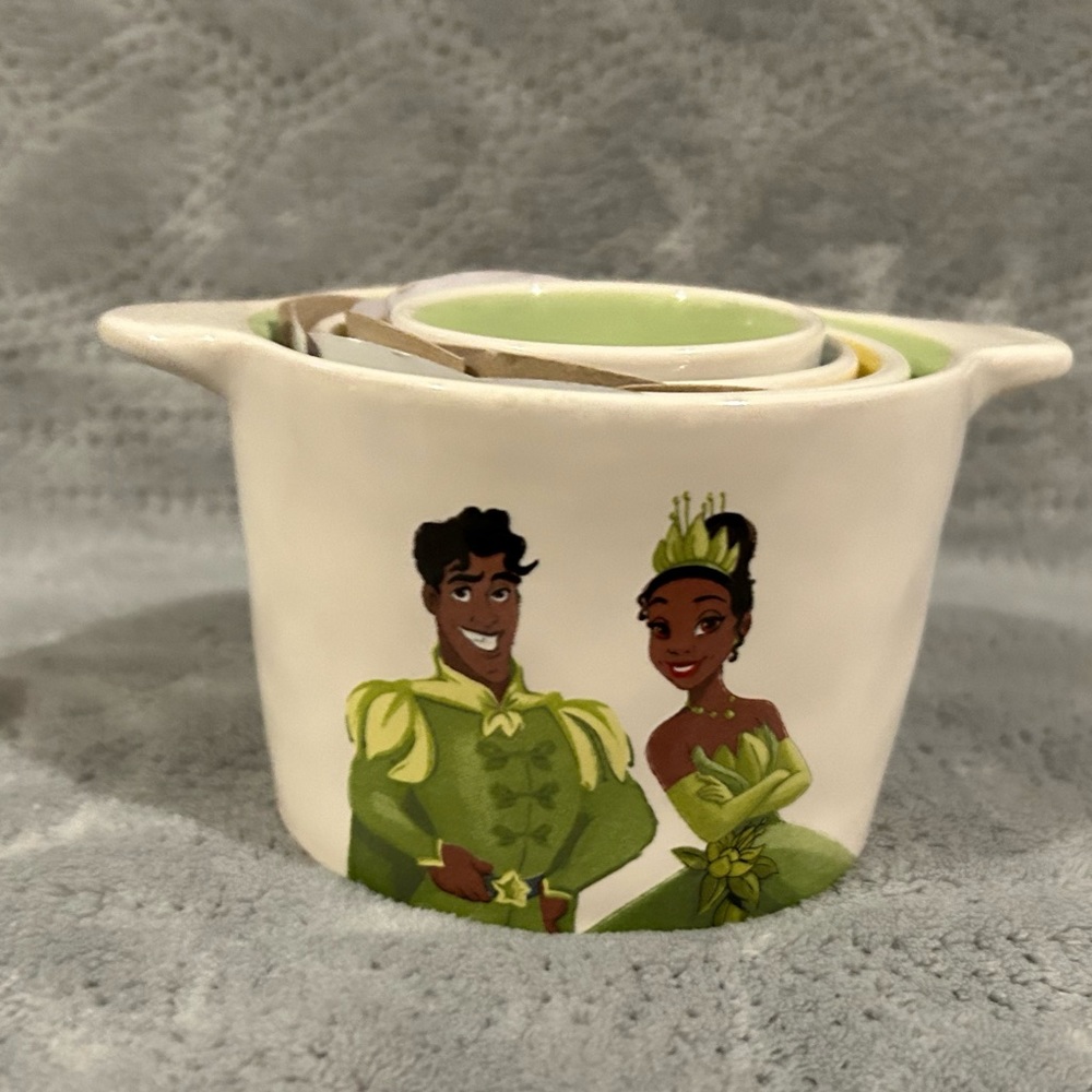 New Rae Dunn Tiana Princess and the Frog Measuring Cups